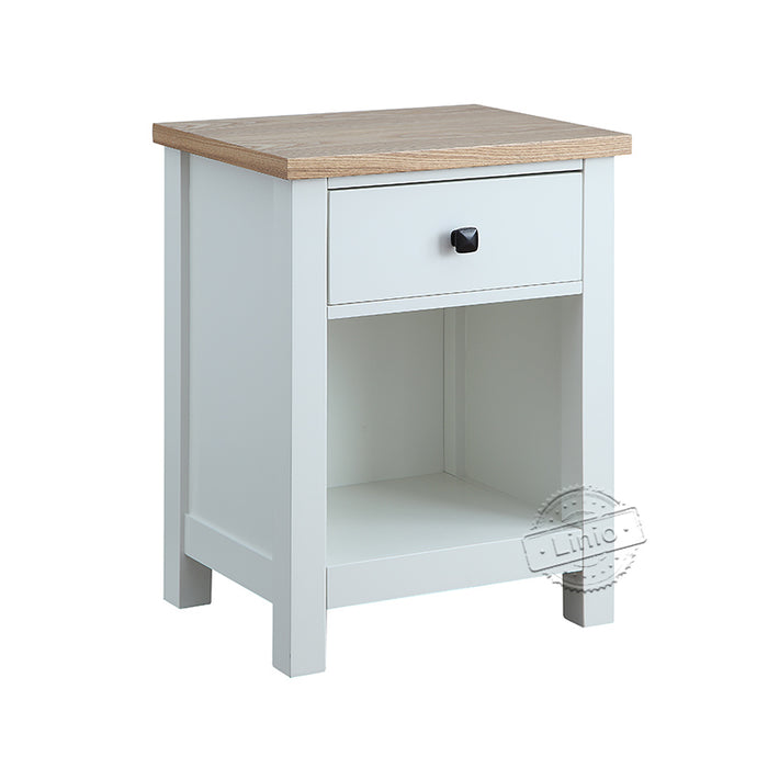 conifferism Night Stands for Bedroom with Drawer and Storage Shelf