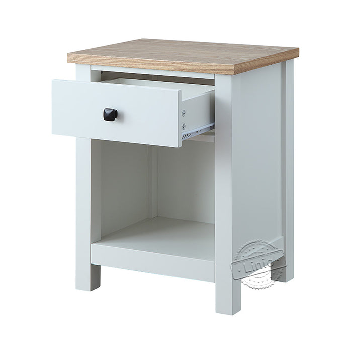 conifferism Night Stands for Bedroom with Drawer and Storage Shelf